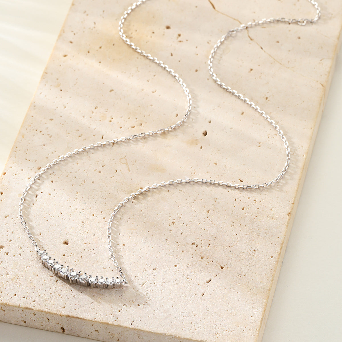 Tennis Glow Halskette aus Sterlingsilber